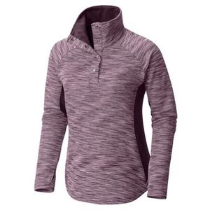 Columbia Purple Space Dyed Women’s Optic Got It II Pullover Size Medium